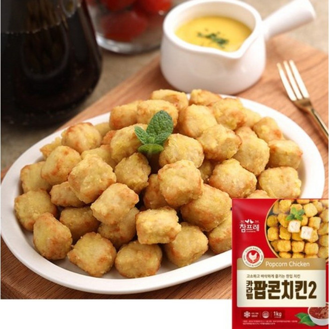 참프레 카라멜팝콘치킨 1kg, 3개