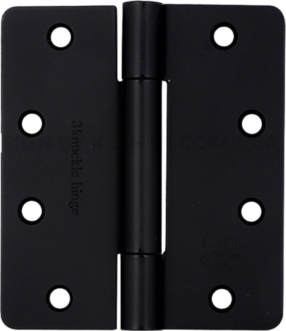 현대정밀 목문형 일반경첩 블랙 3p, 1세트