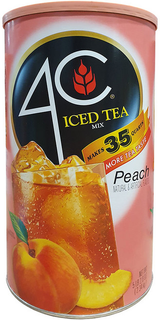 4C 복숭아 아이스티, 2.49kg, 1개입, 1개