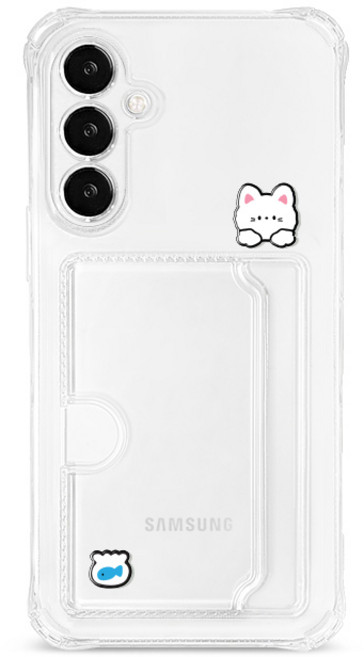 로윈 슬림핏 카드수납 케이스 빼꼼 디자인 베스트 카드 포켓 갤럭시 A16 A17 A26