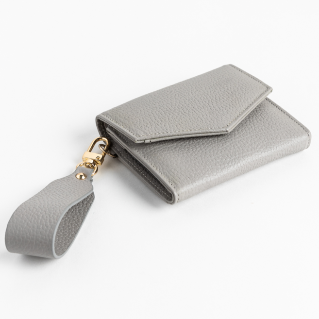 본아띠 가죽 슈렁컨 오플 반지갑 동전 지퍼 핑거 스트랩 세트