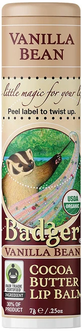 Badger 뱃저 코코아 버터 립 밤 7g, Vanilla Bean, 1개 - 쿠팡