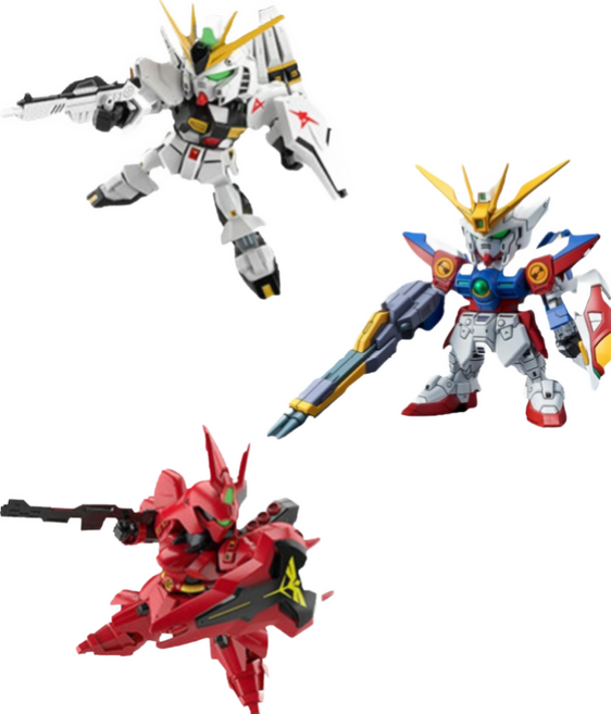 BANDAI SD鋼彈模型 SDEX 016 017 018 牛鋼 沙薩比 飛翼零式鋼彈, 1個