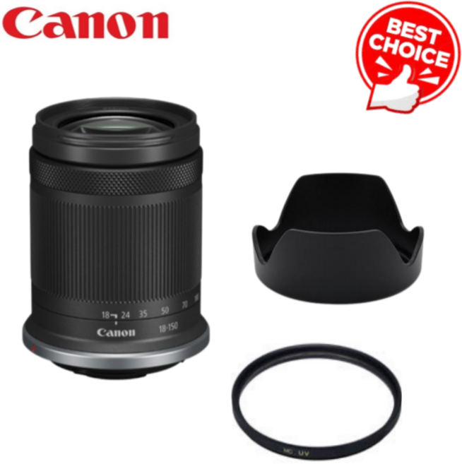캐논 RF-S 18-150mm F3.5-6.3 IS STM+호환후드+MCUV/DN, 렌즈