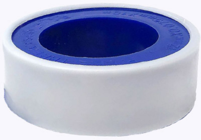 水管止洩膠帶 寬12mm x 厚0.075mm x 10米 PTFE材質 防水防漏, 1個