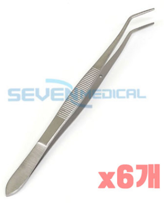 아미코 의료용핀셋 16cm, S05-267, 6개