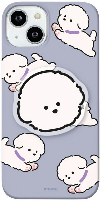 왕왕 귀여워 아크릴 톡톡 하드 케이스