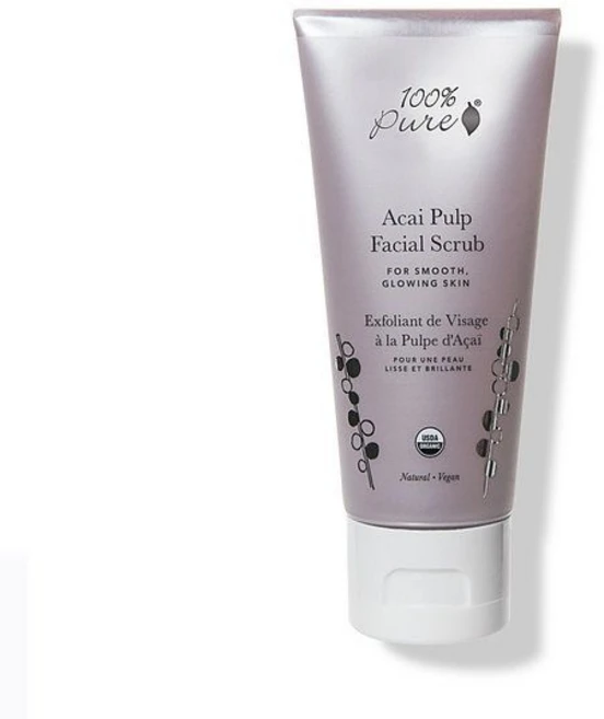 100%퓨어 아사이 펄프 페이셜 스크럽, 59ml, 1개 - 쿠팡