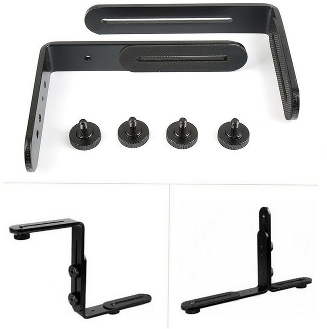 플래시 조명 스트로보 확장 연결 연장 브라켓 플레이트 카메라 DSLR, 1개