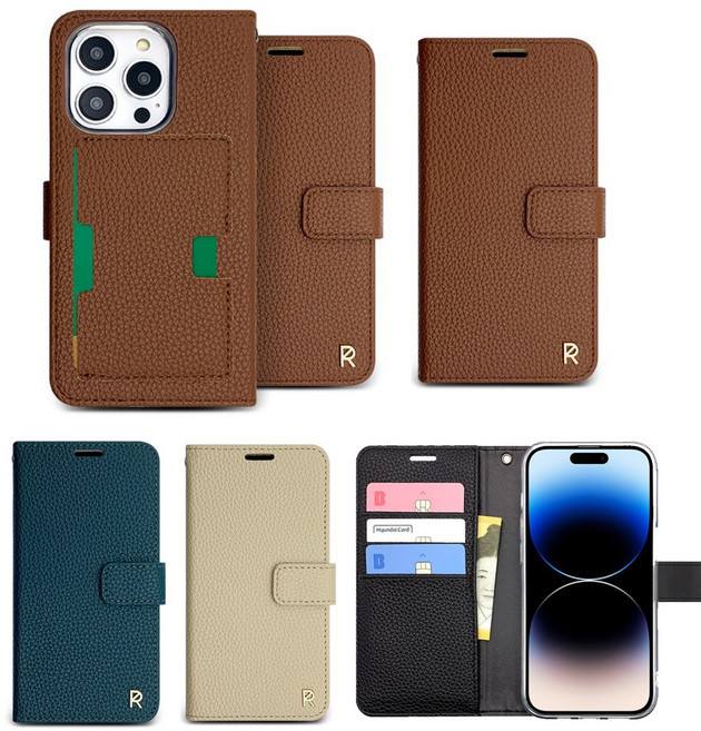 갤럭시 S25 케이스 SM-S931 로원썬 후면 카드포켓 심플 수납 지갑형 데일리 다이어리