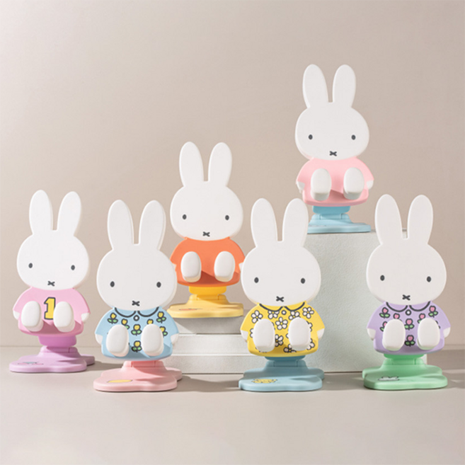 미피 휴대폰 핸드폰 거치대 스마트폰 안경거치대 휴대용 랜덤, 1개