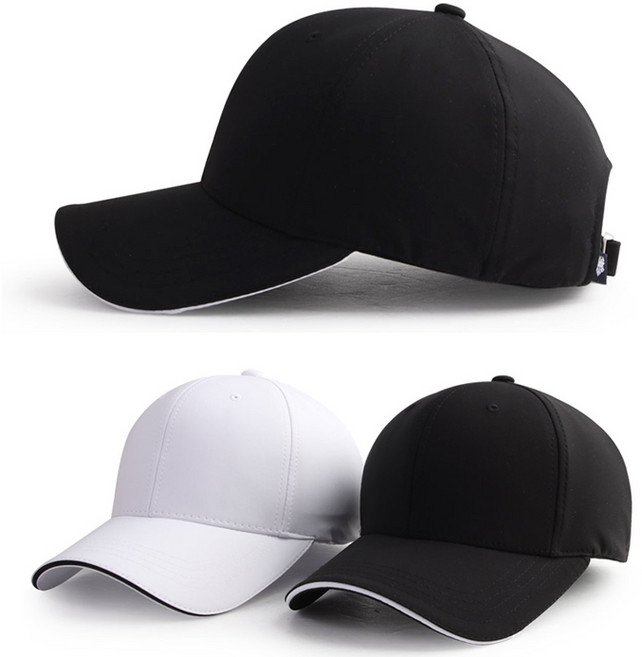 무지 스판샌드 골프모자 2color/남녀 심플 데일리 볼캡 야구모자