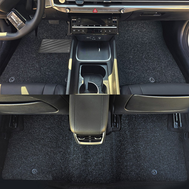 디와이 소나타 소나타NF 소나타YF 소나타LF 밀림방지 자동차 코일 카매트 운전석 1열 2열, 블랙, 1열(운전석+조수석)