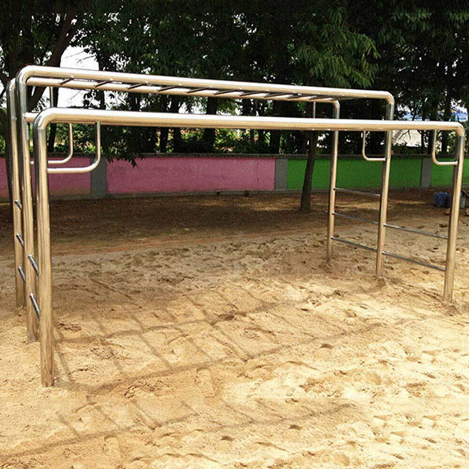 엣스앤 스텐 2단 구름다리 복식 구름사다리 운동장 야외 시설