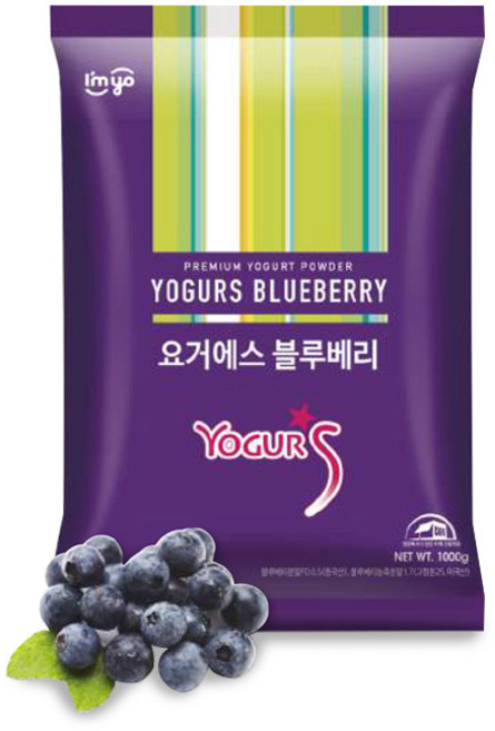 아임요 요거에스 블루베리, 1kg, 1개입, 1개, 1kg