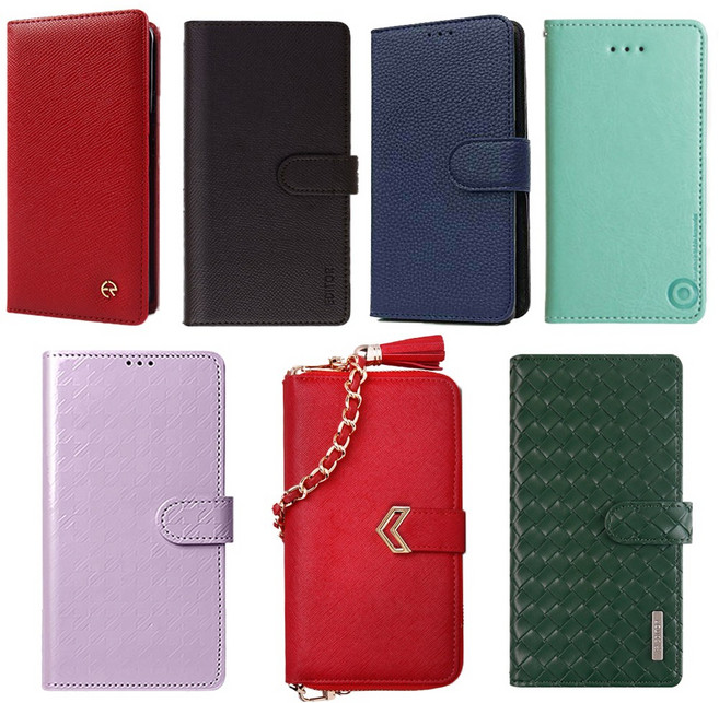 갤럭시 S23FE 카드 지갑 다이어리 가죽 지퍼 휴대폰 케이스 S711