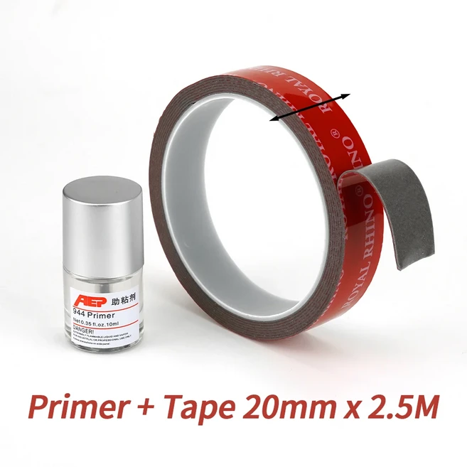 접착 촉진제 + 양면 테이프 = BEST BUDDIES EVER 944 프라이머 아크릴 폼 테이프 점도 80% 증가, Primer 20mm tape
