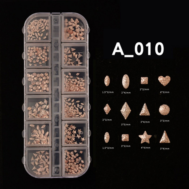 치프몰 스톤 네일 파츠 세트 81종, 1개, A_010
