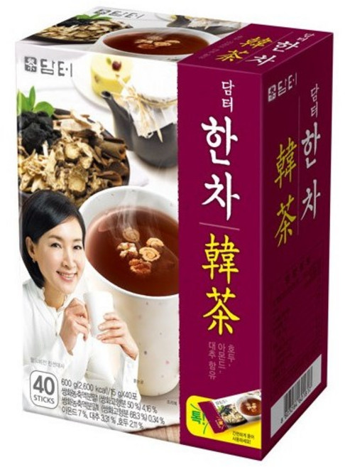 담터 한차 총 80T, 15g, 40개입, 2개