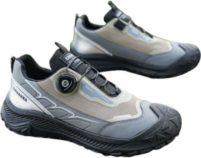 ANYOU 남성용 초경량 다이얼 런닝화 등산화 트레킹화 다이얼