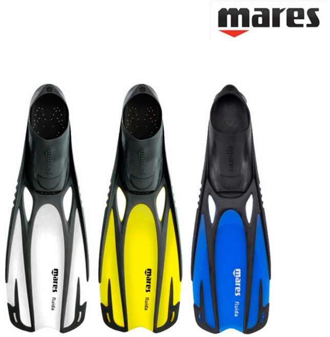 [마레스] 플루이다 스노쿨링 스킨스쿠버 다이빙 수영장 핀 오리발, RB