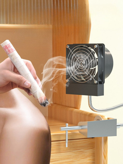 담배연기 흡입기 정화기 실내 냄새제거 제연기 공기 야외 미세먼지 흡연부스 미니 가정용 실내흡연, 1개, 충전식 8cm 3단 선풍기 메쉬커버