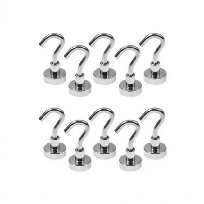 루미나D 초강력 로지 네오디움 자석걸이 16mm 10개, 1개, 1정