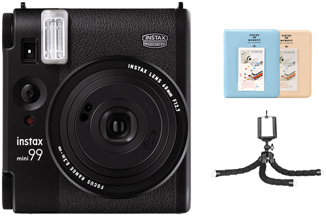 인스탁스 미니99 즉석카메라+사은품, 블랙, 1개