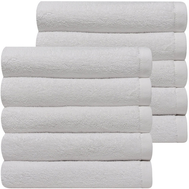 다주타올 데일리 호텔수건 30수 120g, 10개, 퓨어화이트