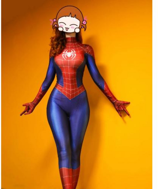여자 여자 PS4 게임 스파이더 맨 슈퍼 히어로 코스프레 의상 할로윈 바디 슈트 젠타이 양복 성인 점프 슈트