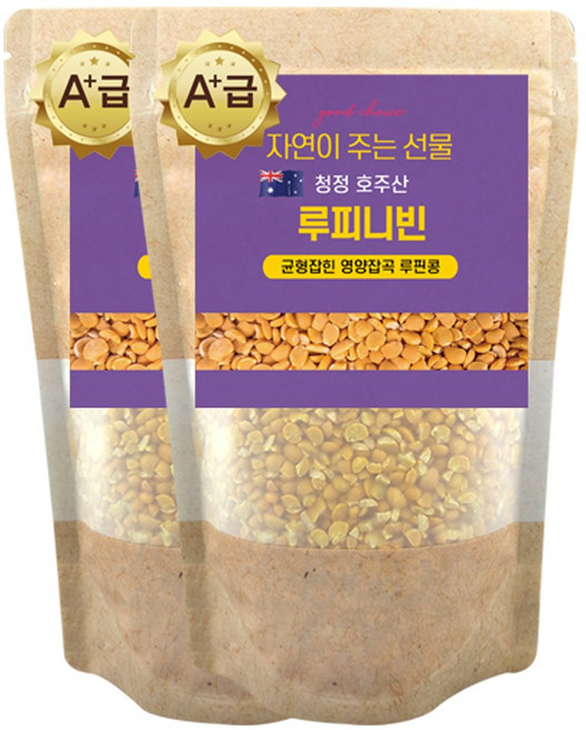 에코홀릭 루피니빈 호주산 루피니빈콩 루핀콩, 2개, 1kg