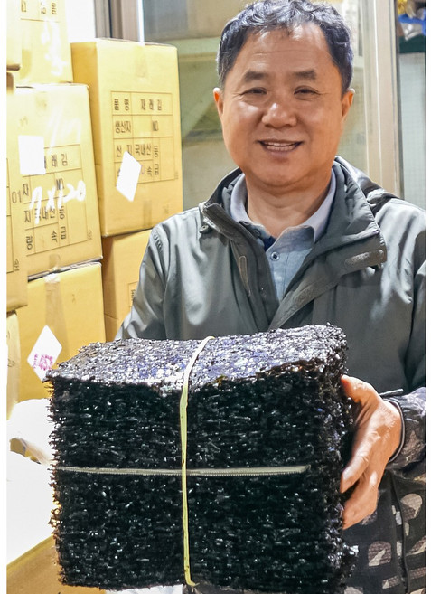 가락시장521 완도 햇 곱창김 100장 2026년 무조미 생김 명품김 곱창돌김, 300g, 1개, 특 곱창돌김(100장)