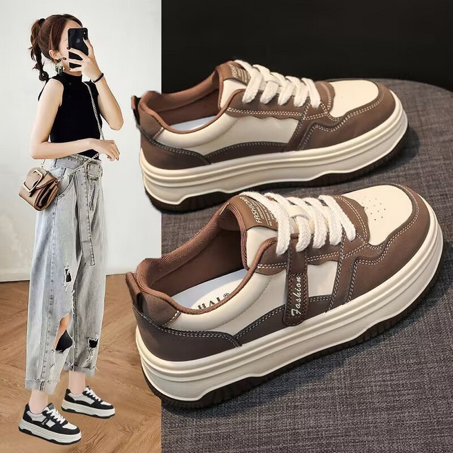 바바이인 편한 쿠션감 여성 패션 스니커즈 운동화