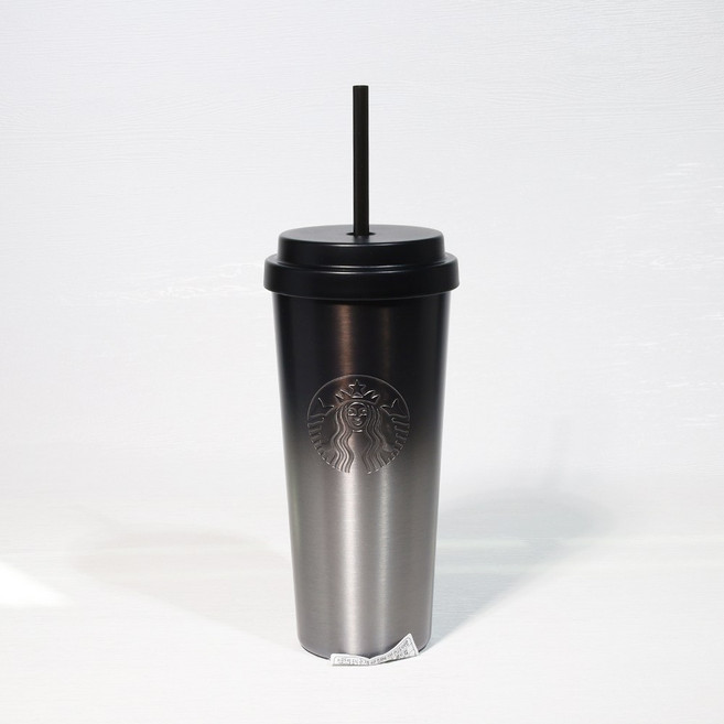 스타벅스 SS 시그니처 퀸텐 콜드컵 / 텀블러, 그레이, 1개, 591ml