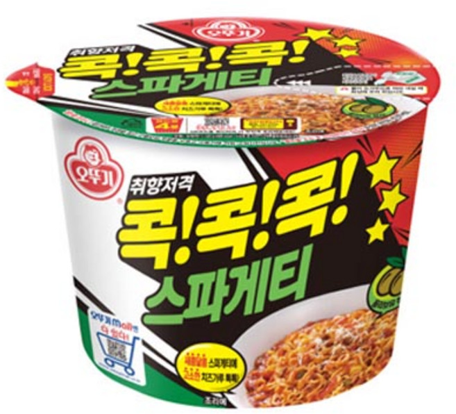 오뚜기콕콕콕 스파게티, 120g, 4개