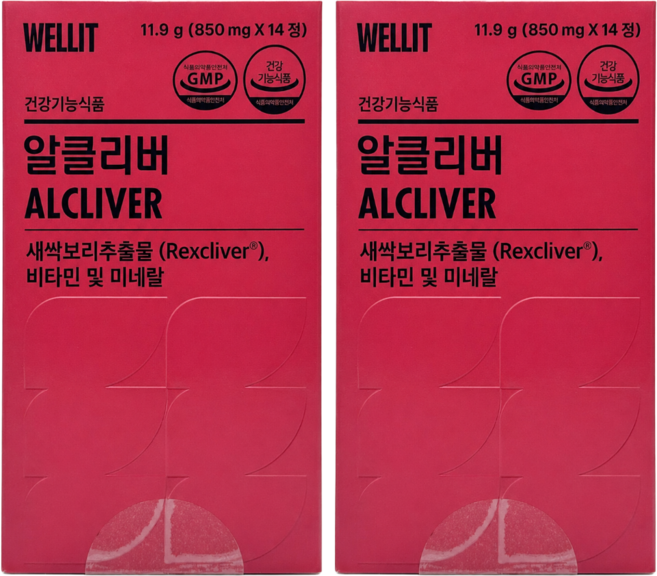 웰릿 알클리버 새싹보리추출물, 14정