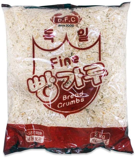 +독일 FINE 빵가루 2kg (냉동) 습식빵가루, 1개
