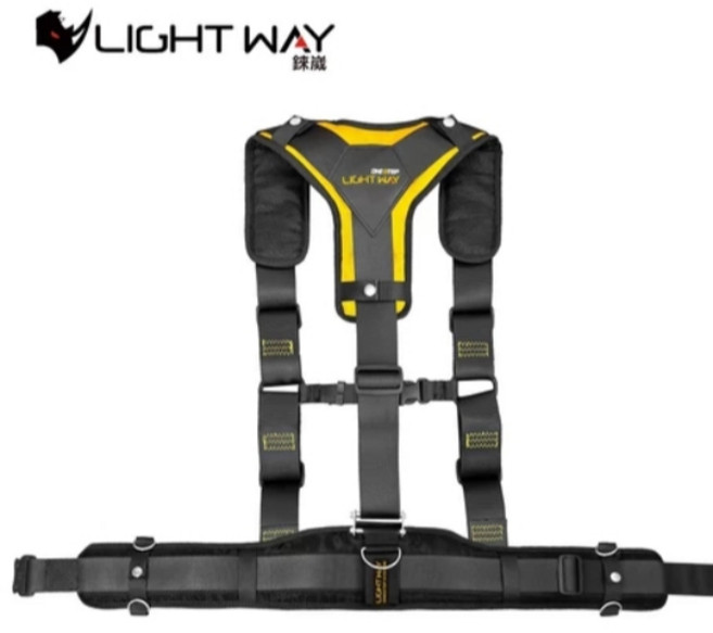 LIGHT WAY 減壓雙肩背帶護腰組 020C003 適用身高155-190cm 適用體重45-120kg, 1個, 020C001-雙肩背帶
