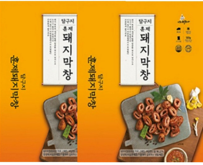 (2개세트)달구지 훈제막창500g+달구지 훈제막창500g(막창400g+막창장100g), 500g, 2개