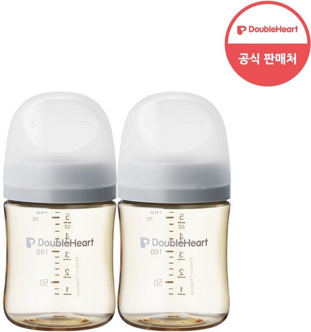 더블하트 모유실감 3세대 트윈팩 240ml 블루밍가든, PPSU 새벽그레이, 160ml, 8개