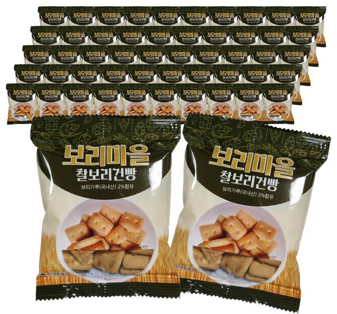 보리마을 금풍제과 찰보리건빵, 30g, 50개