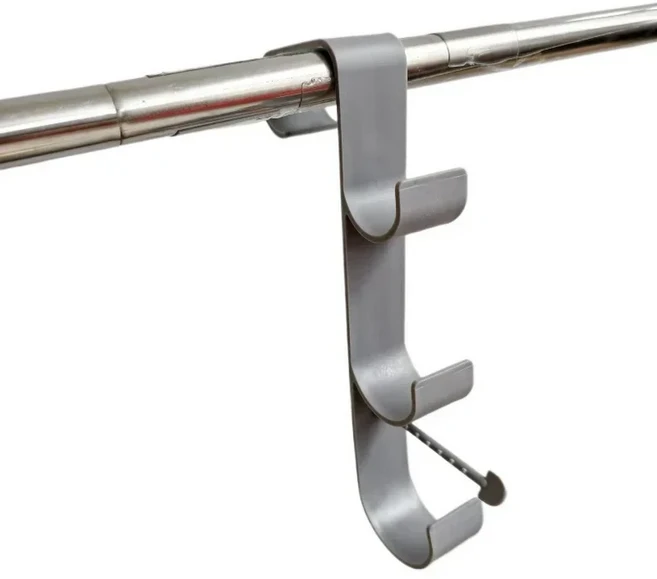 풀사이드 수영장 잎 스커머 네트 홀더 폴 행거 후크 텔레스코픽 갈퀴 액세서리, 05 1pc Big Grey Holder