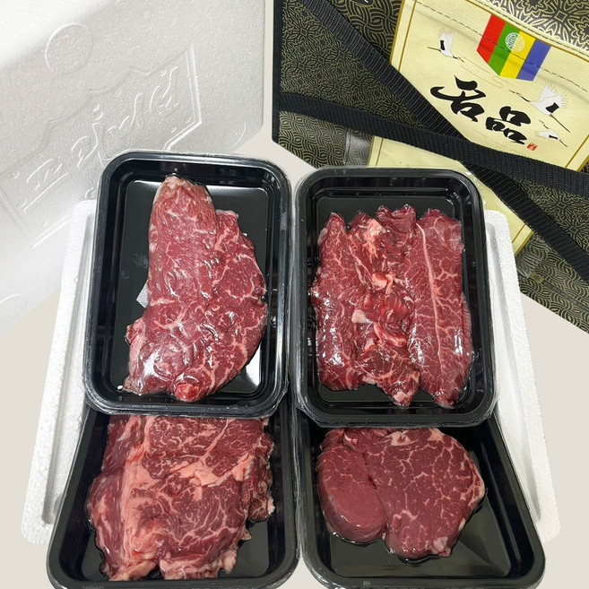 명품 국내산 육우 소고기 등안채특 선물세트 1kg JT 설날 명절 구이용 추석, 1세트