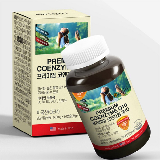 유쎌몰 코엔자임 Q10 (600mgx60캡슐) x10 코자임큐텐 큐엔자임큐텐, 10개