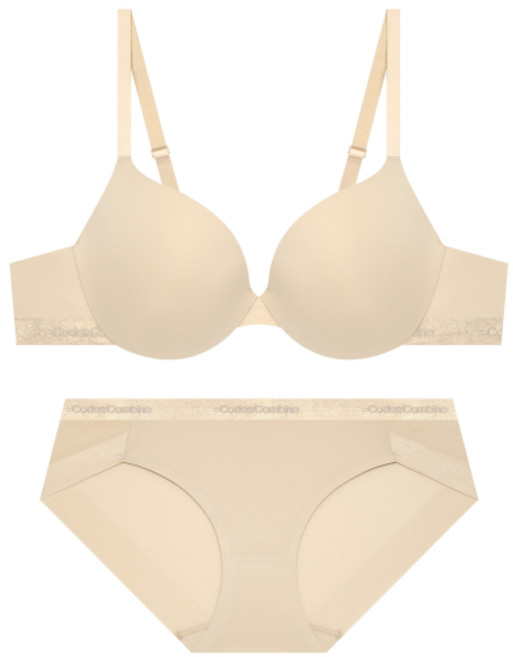 코데즈컴바인 시크릿와이어 브라 햄팬티 세트 스킨 BR034LBE BP034LBE 146279