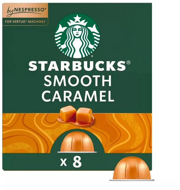스타벅스 네스프레소 버츄오 8캡슐 커피 카라멜향, 12.5g, 1개, 8개입