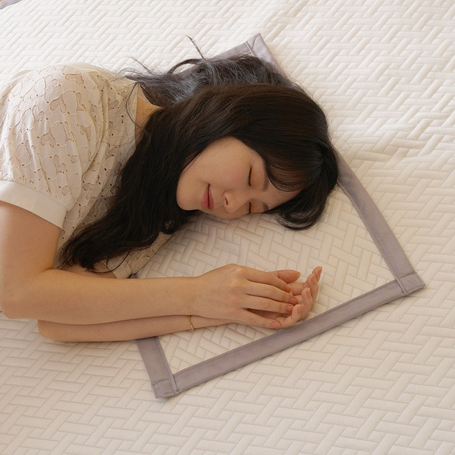 유어홈 듀라아이스 냉감 쿨매트 화이트, 쿨베개