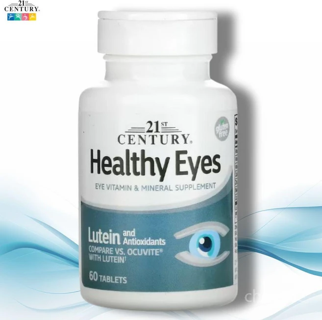 21센추리 루테인 헬시 아이 비타민A 셀레늄 60정 비타민E, 1개 - 쿠팡