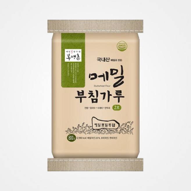봉평촌 메밀부침가루 2호, 1개, 800g