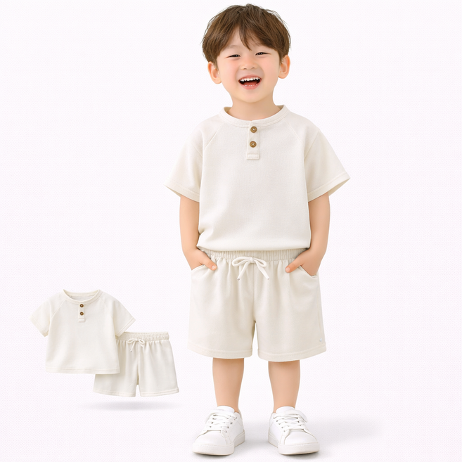 남아 유아 여름 반팔 상하세트 아기 데일리 반바지 투피스